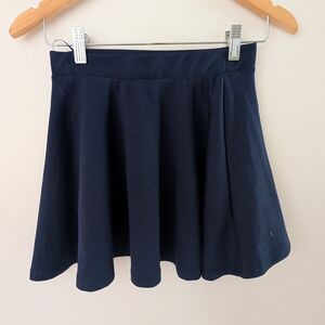 Ambiance Navy Skater Skirt